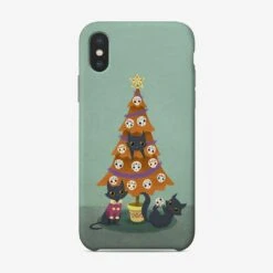 Meowy Christmas Phone Case