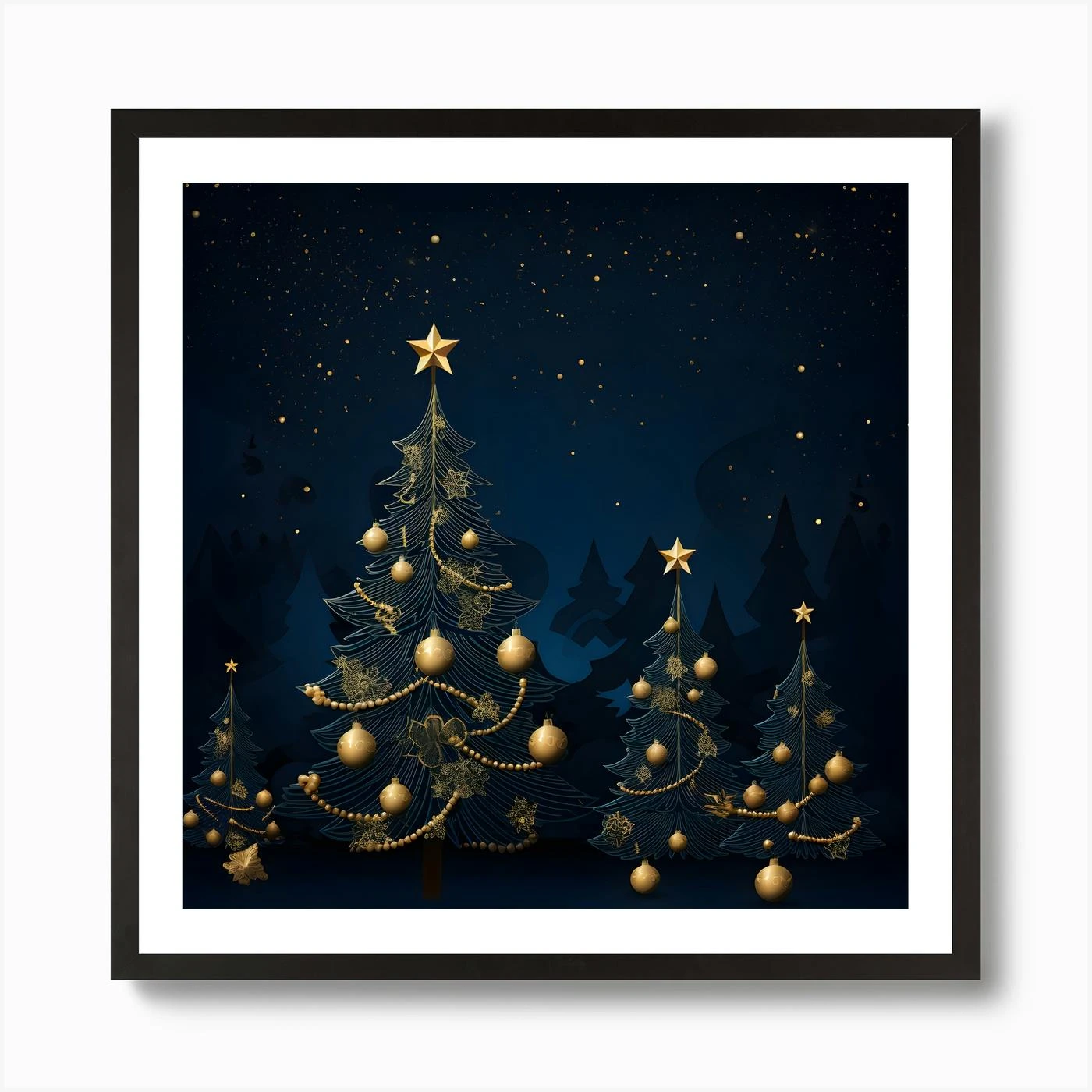 Elegant Christmas Design Series026 Art Print 5 Elegant Christmas Design Series026 Art Print - Image 3