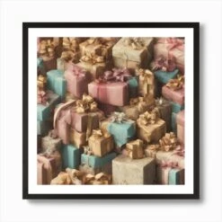 Christmas Present, Christmas Tree, Christmas Vector Art, Christmas Art Art Print -Xmas Gifts Hub m2Fgen2Fart print square framed black2F100526da 16d0 4889 b9b1 275ab42ef3c4