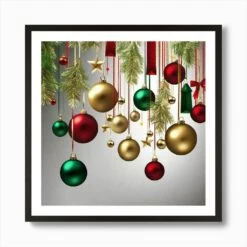 Christmas Tree Ornaments 1 Art Print 10 Christmas Tree Ornaments 1 Art Print -Xmas Gifts Hub m2Fgen2Fart print square framed black2F1f9d15f0 fcb7 40c7 9f6d 5881b8dfc8fa
