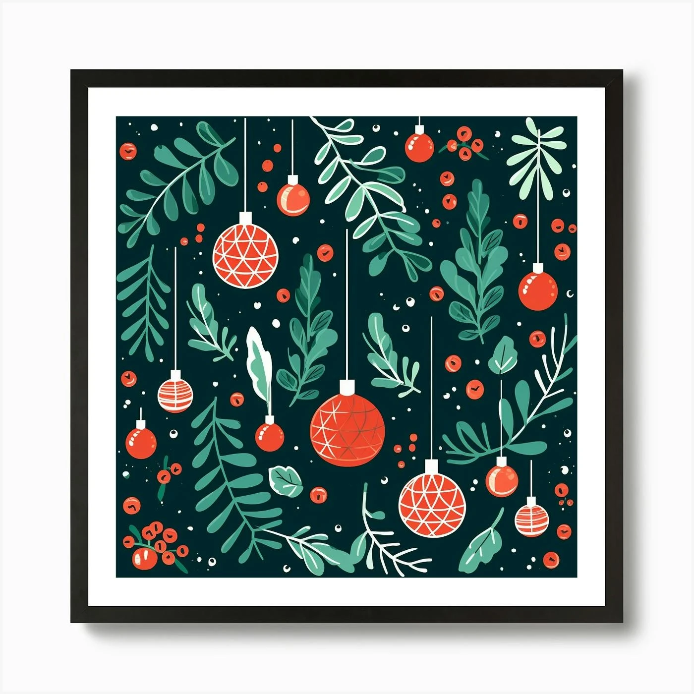 Christmas Ornaments 6 Art Print 5 Christmas Ornaments 6 Art Print - Image 3