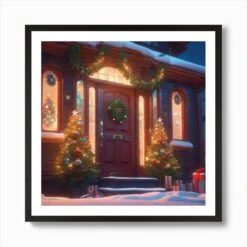 Christmas House 184 Art Print 10 Christmas House 184 Art Print -Xmas Gifts Hub m2Fgen2Fart print square framed black2F28498f9c 7680 40ea a0b3 d72105e3fc39
