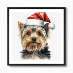 Yorkshire Terrier Christmas Hat 1 Art Print 10 Yorkshire Terrier Christmas Hat 1 Art Print -Xmas Gifts Hub m2Fgen2Fart print square framed black2F2ff7f900 02c8 46df acdf e38ebf0c4cf2