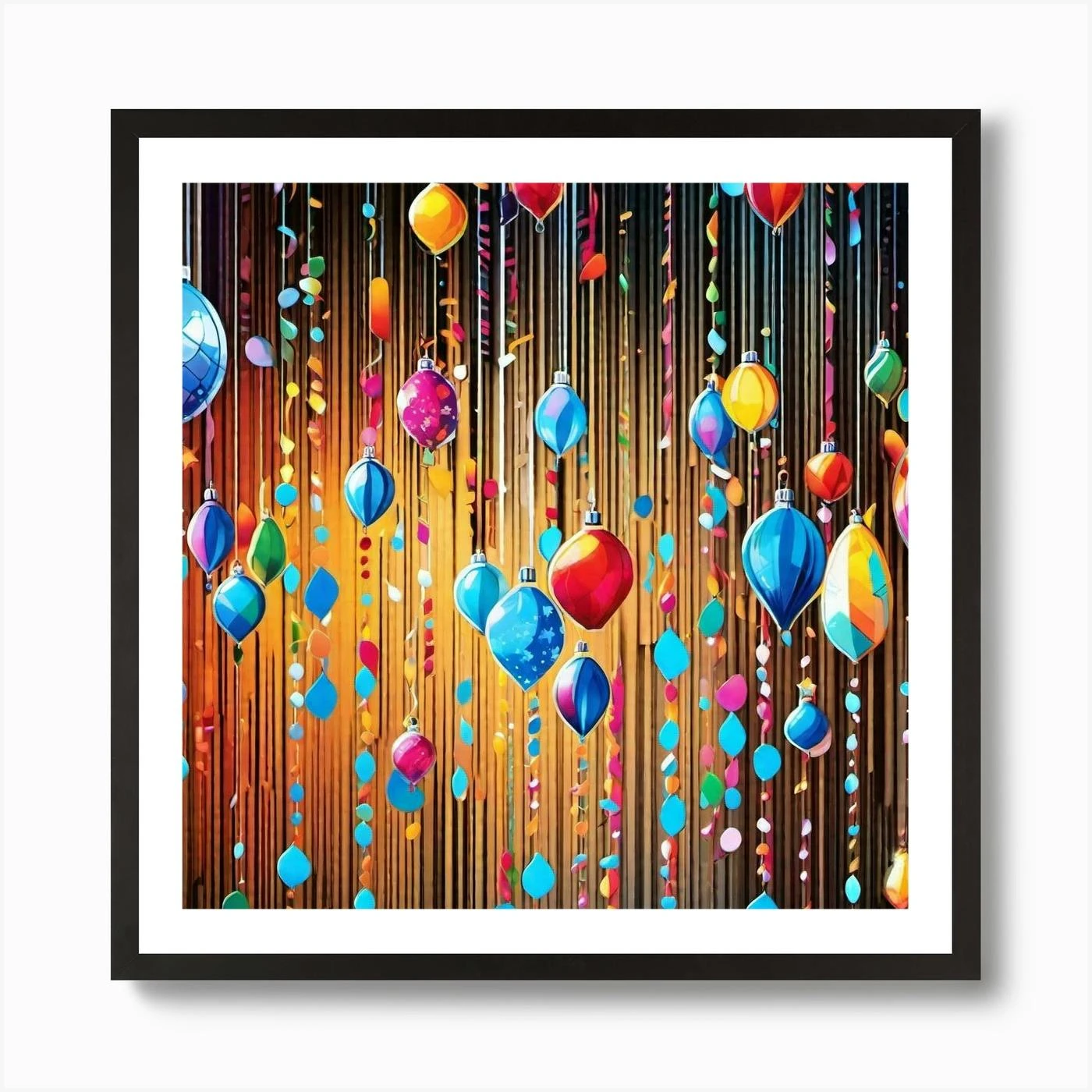 Christmas Background 19 Art Print 5 Christmas Background 19 Art Print - Image 3