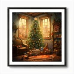 Christmas Tree In The Living Room 1 Art Print 10 Christmas Tree In The Living Room 1 Art Print -Xmas Gifts Hub m2Fgen2Fart print square framed black2F3941bffe 3d3d 4771 809f 687bde9388fa