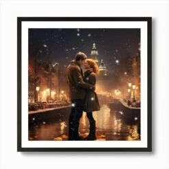 Romantic Christmas Scene In Amsterdam 2 Art Print 10 Romantic Christmas Scene In Amsterdam 2 Art Print -Xmas Gifts Hub m2Fgen2Fart print square framed black2F3b44471f be9a 4e57 8621 7f1c95a44c24