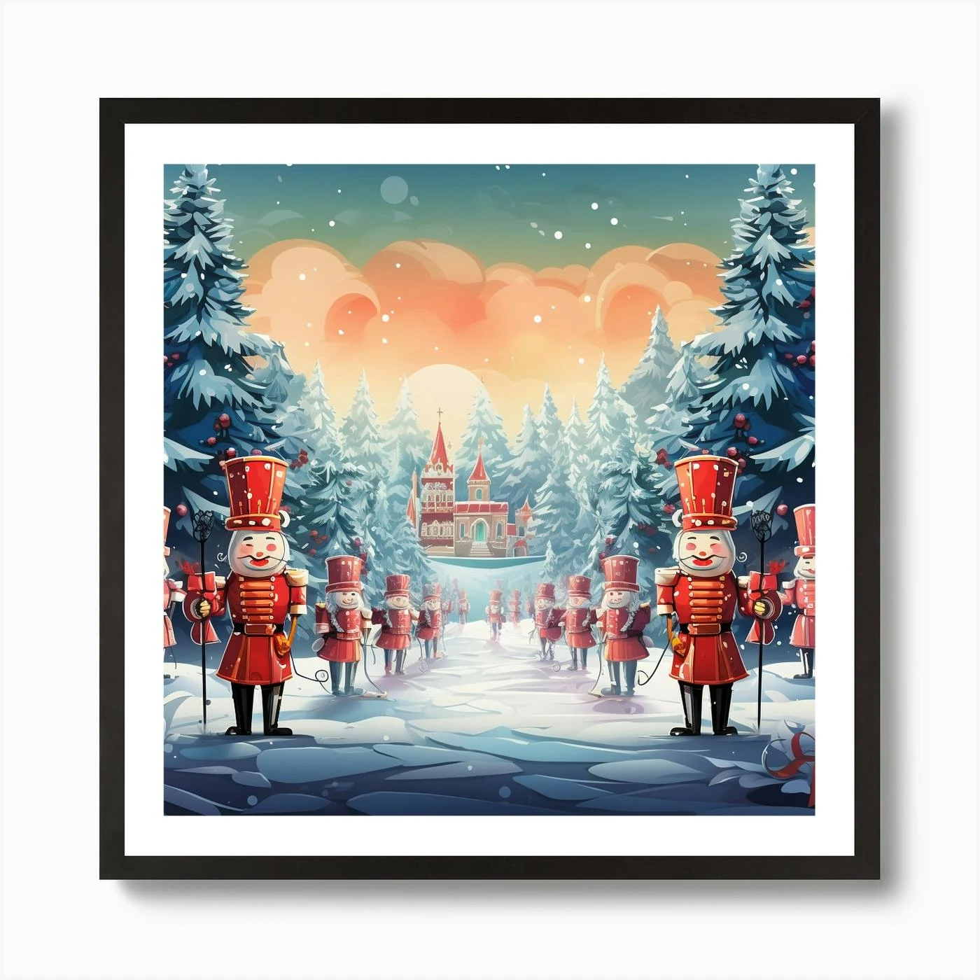 Christmas Nutcrackers 3 Art Print 5 Christmas Nutcrackers 3 Art Print - Image 3