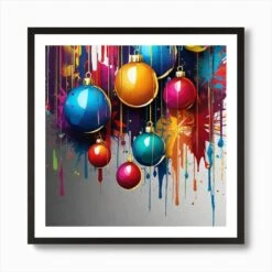 Christmas Splatters Art Print 10 Christmas Splatters Art Print -Xmas Gifts Hub m2Fgen2Fart print square framed black2F4ebdc213 4332 4f25 bf91 965489172f84