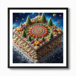 Christmas Cake Art Print 10 Christmas Cake Art Print -Xmas Gifts Hub m2Fgen2Fart print square framed black2F55636a99 84a5 4265 9de2 89aebf9125c8
