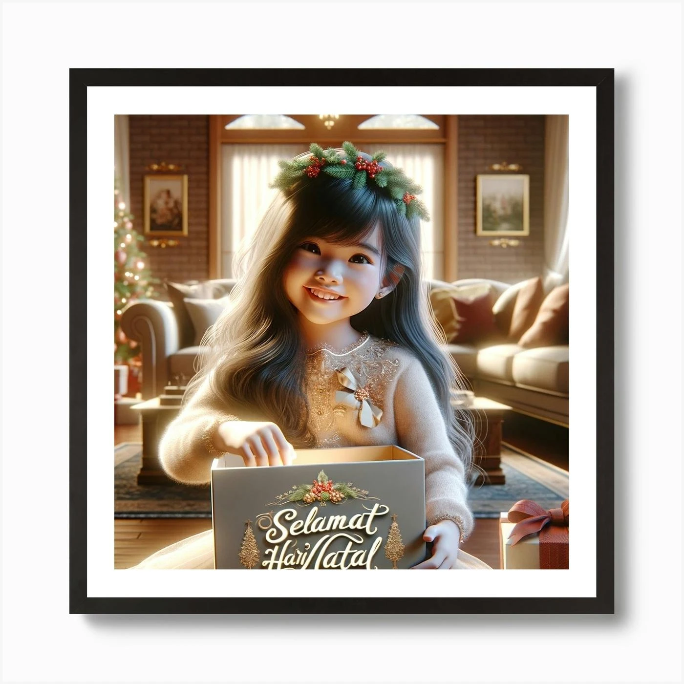 Merry Christmas 2 Art Print 5 Merry Christmas 2 Art Print - Image 3