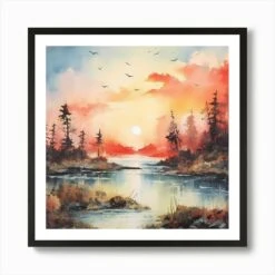 Christmas Pastel Dreamscape Art Print -Xmas Gifts Hub m2Fgen2Fart print square framed black2F6bff94b1 13cf 4563 860e 5148cee3cafe