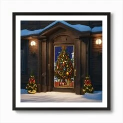 Christmas Door 70 Art Print 10 Christmas Door 70 Art Print -Xmas Gifts Hub m2Fgen2Fart print square framed black2F7f9a70a5 cb5a 4972 9f4a cff9455e9d39