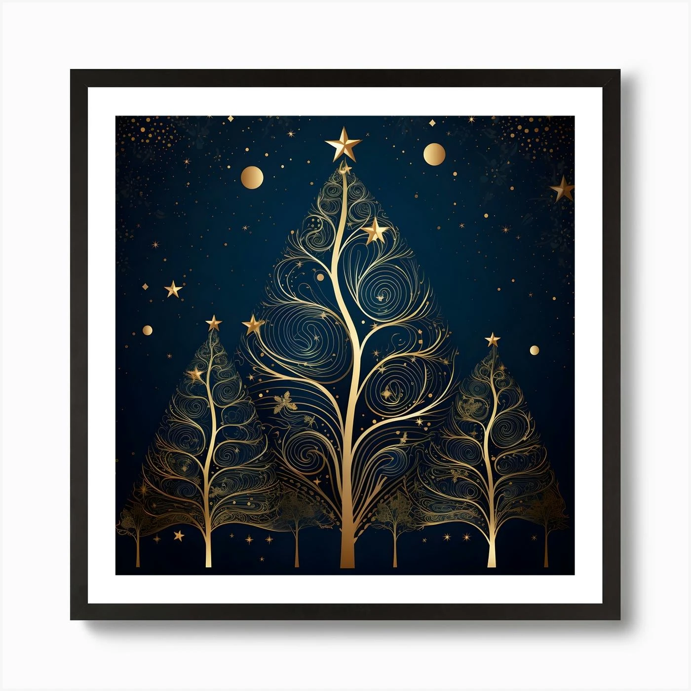 Elegant Christmas Design Series020 Art Print 5 Elegant Christmas Design Series020 Art Print - Image 3