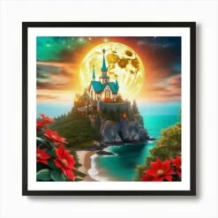 Christmas Castle With Poinsettias Art Print 10 Christmas Castle With Poinsettias Art Print -Xmas Gifts Hub m2Fgen2Fart print square framed black2F86b14711 ab27 4b07 9dda afd82d42d883