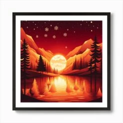 Christmas Red Winter Landscape In The Mountains, Christmas Days, Christmas Concept Art, Christmas Vector Art, Vector Art, Christmas Art, Christmas, Christmas Trees 8 Art Print 10 Christmas Red Winter Landscape In The Mountains, Christmas Days, Christmas Concept Art, Christmas Vector Art, Vector Art, Christmas Art, Christmas, Christmas Trees 8 Art Print -Xmas Gifts Hub m2Fgen2Fart print square framed black2F94735f63 7beb 41e1 bb26 67ecd96b2a93