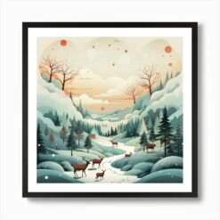 Christmas Lovely Paradise 7 Art Print -Xmas Gifts Hub m2Fgen2Fart print square framed black2Fa1dd736b 7081 441f 8026 3822b6a95cfd