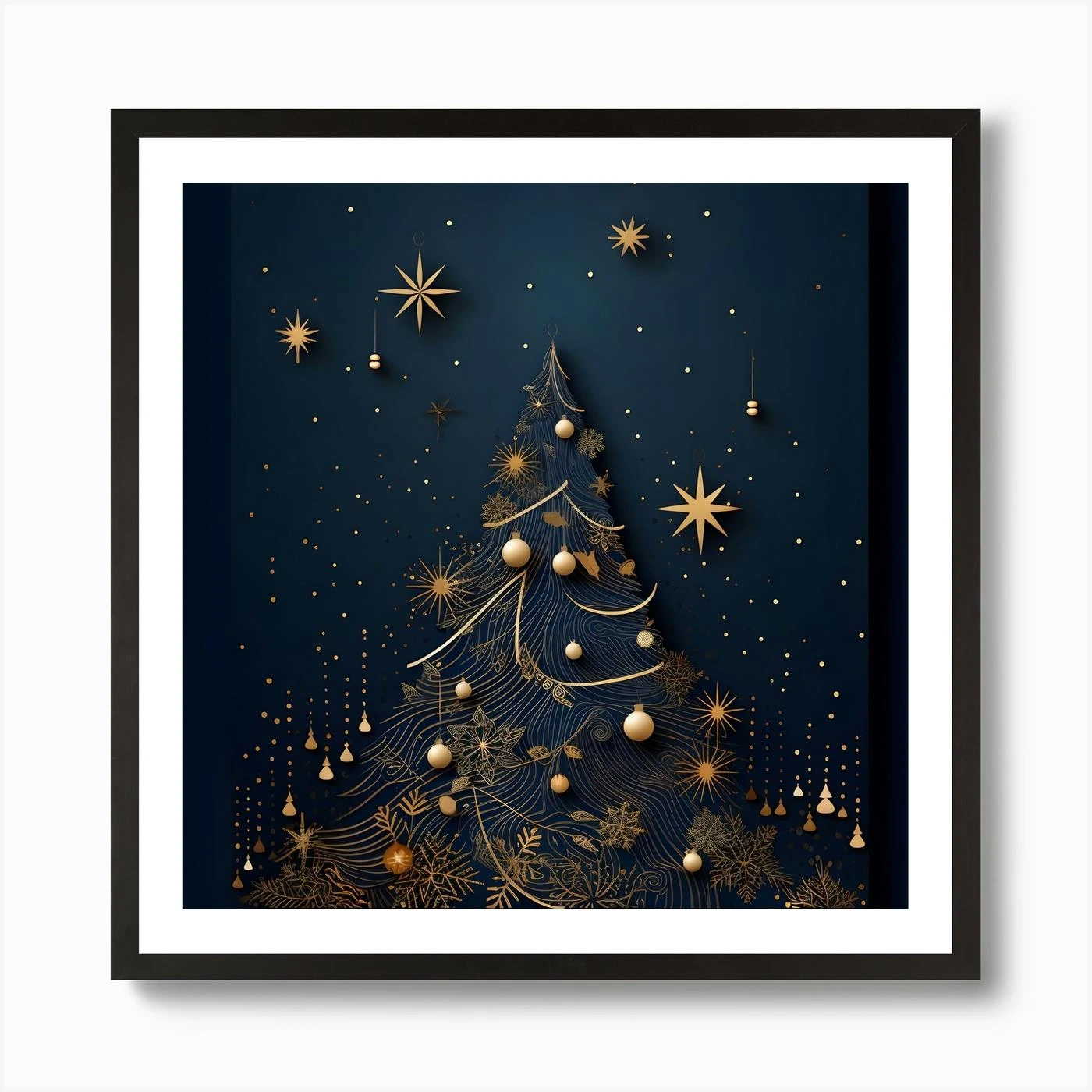Christmas Tree 19 Art Print 5 Christmas Tree 19 Art Print - Image 3