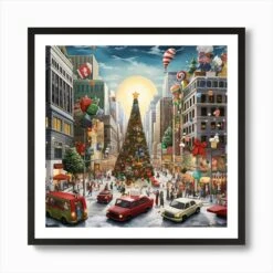 Christmas Holiday Emoji Chaos 2 Art Print -Xmas Gifts Hub m2Fgen2Fart print square framed black2Fab3a2d2b 5664 4867 88cc f66d5325d13e