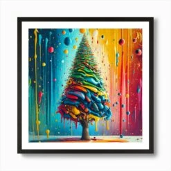 Berryfeliz Navidad Ponchito 2024 A Christmas Print Art Print -Xmas Gifts Hub m2Fgen2Fart print square framed black2Faf4f9123 2a07 4a38 b5a2 3e97ae403904