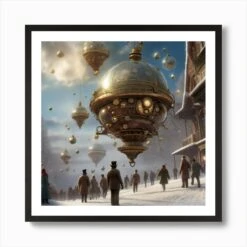 Christmas Wonder Art Print -Xmas Gifts Hub m2Fgen2Fart print square framed black2Fb8dee4e8 fdda 4c0b aaf1 b0c7043dd5eb