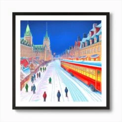 Christmas In Ottawa 1 Art Print 10 Christmas In Ottawa 1 Art Print -Xmas Gifts Hub m2Fgen2Fart print square framed black2Fc164512c a67b 4df2 97e3 28c3e45eab9a