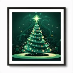Christmas Tree Vector Art Print -Xmas Gifts Hub m2Fgen2Fart print square framed black2Fd1a8a826 8420 4662 9277 115873c82580