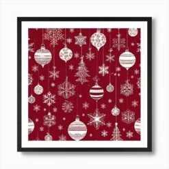 Christmas Ornaments 40 Art Print -Xmas Gifts Hub m2Fgen2Fart print square framed black2Fd1c3083b a8cf 44d9 8af8 672a3384b509