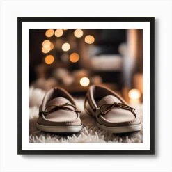 Christmas Shoes Art Print -Xmas Gifts Hub m2Fgen2Fart print square framed black2Fd5aa48fe 01f8 4a6d 9860 9eefca532e45