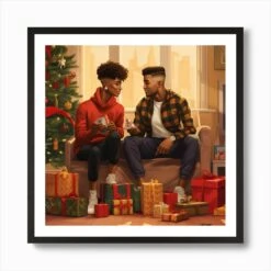 Realistic Black Gay Couple Christmas Stylish Deep Ad87991d Efa4 407f 9e27 Dee1ceb699b9 Art Print 10 Realistic Black Gay Couple Christmas Stylish Deep Ad87991d Efa4 407f 9e27 Dee1ceb699b9 Art Print -Xmas Gifts Hub m2Fgen2Fart print square framed black2Fd7bd1ec3 d12f 4cde 807f c3b8337af7fe