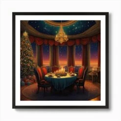Christmas Dining Room 8 Art Print 10 Christmas Dining Room 8 Art Print -Xmas Gifts Hub m2Fgen2Fart print square framed black2Fd85caccf a49b 48a5 b2bc 3c8a39c8f308