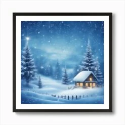 Adams® Christmas Landscape Art Art Print -Xmas Gifts Hub m2Fgen2Fart print square framed black2Fdbce009a e039 4e20 9875 7864a97f052f