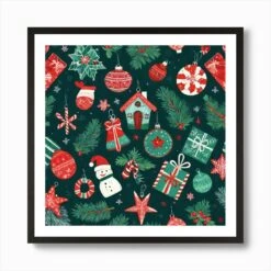 Christmas Background 1 Art Print -Xmas Gifts Hub m2Fgen2Fart print square framed black2Fdd2bb619 d09e 4b89 be31 9fedd8d13a74