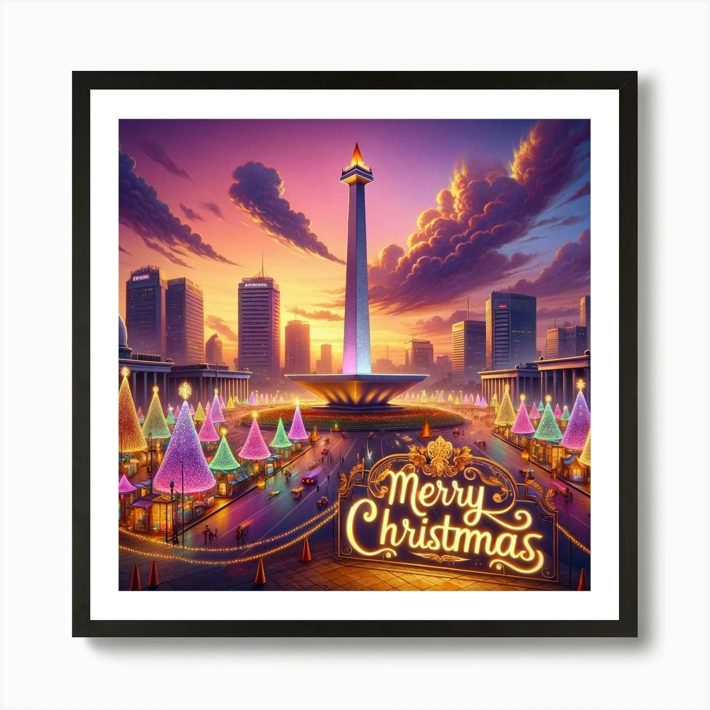 Christmas In Indonesia Art Print 5 Christmas In Indonesia Art Print - Image 3