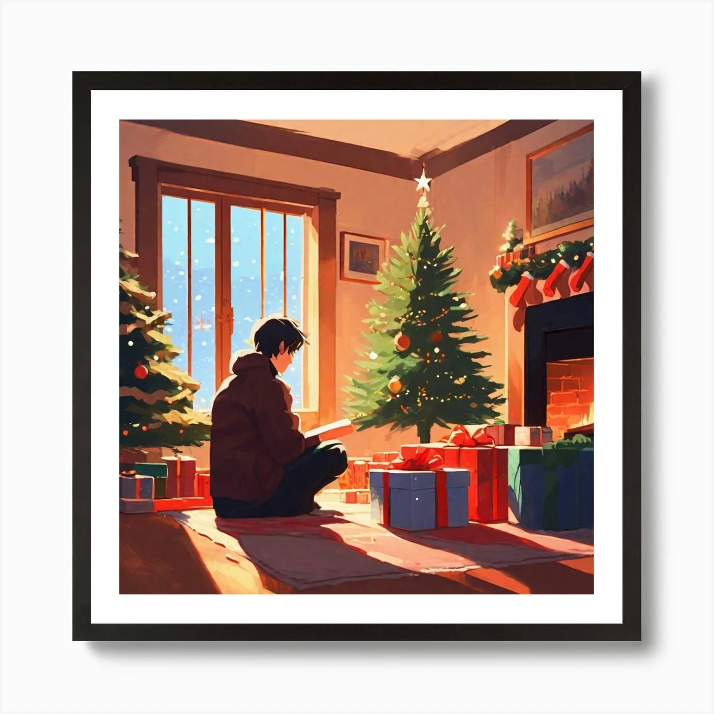 Christmas Tree 28 Art Print 5 Christmas Tree 28 Art Print - Image 3