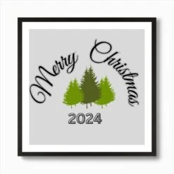 Merry Christmas 2024 Art Print 10 Merry Christmas 2024 Art Print -Xmas Gifts Hub m2Fgen2Fart print square framed black2Ff39d1067 6a7f 4a41 a282 cd6447f85353