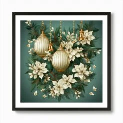 Christmas Ornaments 7 Art Print -Xmas Gifts Hub m2Fgen2Fart print square framed black2Ff6cca7f2 1402 47e4 922d 81170cb2daa2