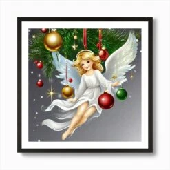Angel Christmas Tree 1 Art Print 10 Angel Christmas Tree 1 Art Print -Xmas Gifts Hub m2Fgen2Fart print square framed black2Ffaf326fb 5d6b 4a26 b2fd 330c0e24d02d