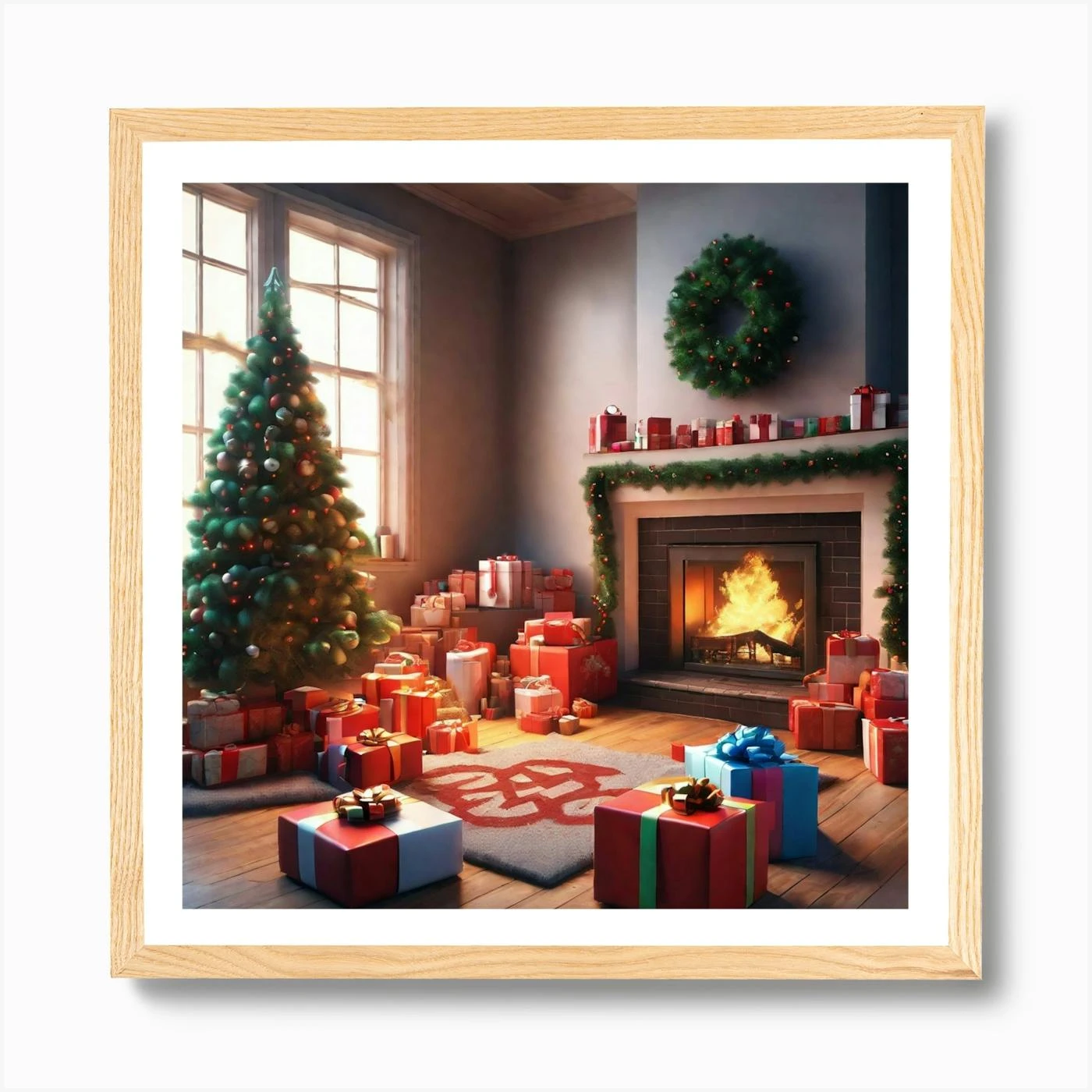 Christmas Tree In The Living Room 54 Art Print 7 Christmas Tree In The Living Room 54 Art Print - Image 5