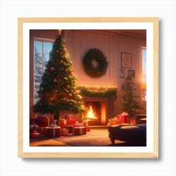 Christmas Tree In The Living Room 127 Art Print 12 Christmas Tree In The Living Room 127 Art Print -Xmas Gifts Hub m2Fgen2Fart print square framed oak2F1605ed86 febc 4f40 aecd 33b0a4d94b4e