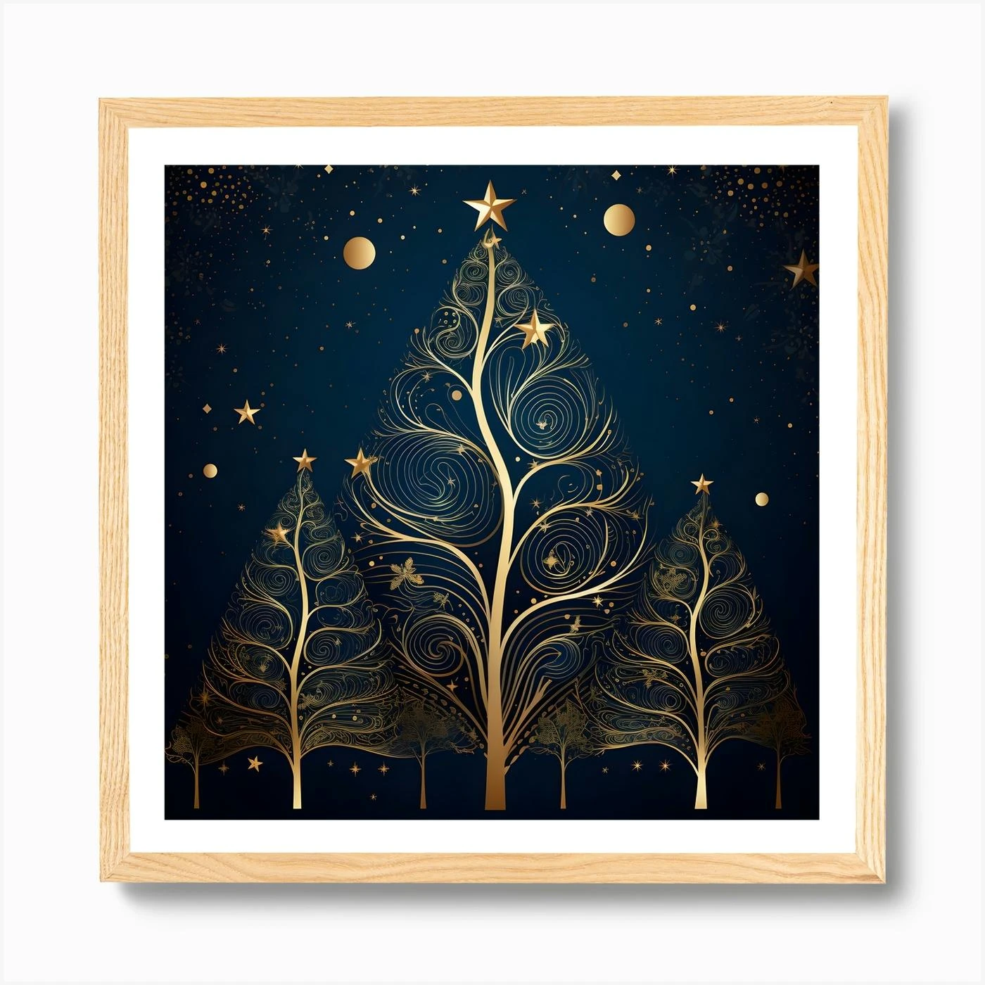 Elegant Christmas Design Series020 Art Print 7 Elegant Christmas Design Series020 Art Print - Image 5