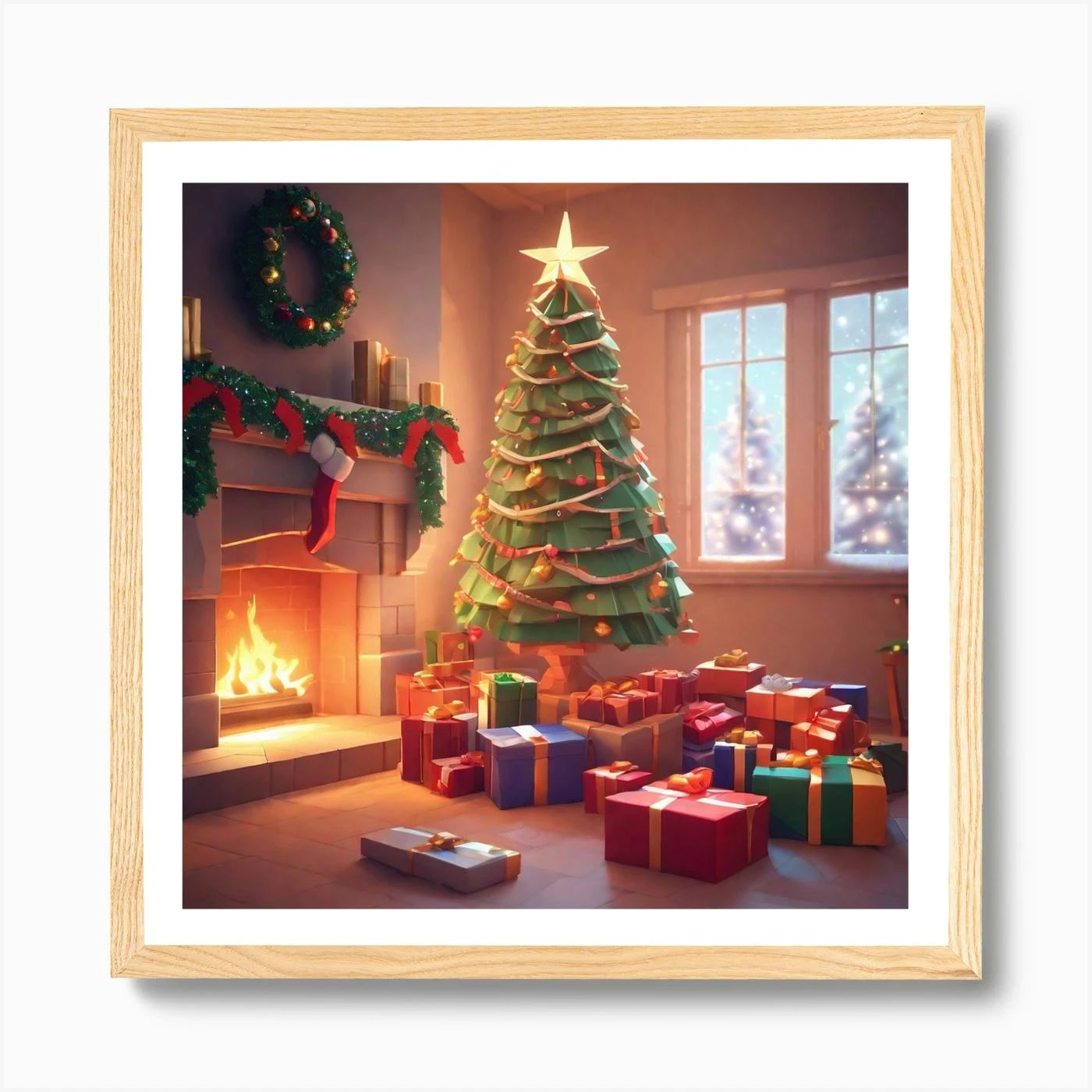 Christmas Tree 48 Art Print 7 Christmas Tree 48 Art Print - Image 5