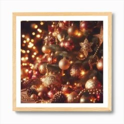 Christmas 49 Art Print -Xmas Gifts Hub m2Fgen2Fart print square framed oak2F43dd8369 cb8e 47fe b1bd a58889c960ef