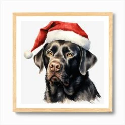 Christmas Labrador Art Print 12 Christmas Labrador Art Print -Xmas Gifts Hub m2Fgen2Fart print square framed oak2F488b8ac9 609f 4773 9f1a 860cd3bb843f