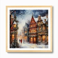 Christmas Village 1 Art Print 12 Christmas Village 1 Art Print -Xmas Gifts Hub m2Fgen2Fart print square framed oak2F6f0b3bf0 9764 4f95 af1a f5deb8bb4abc