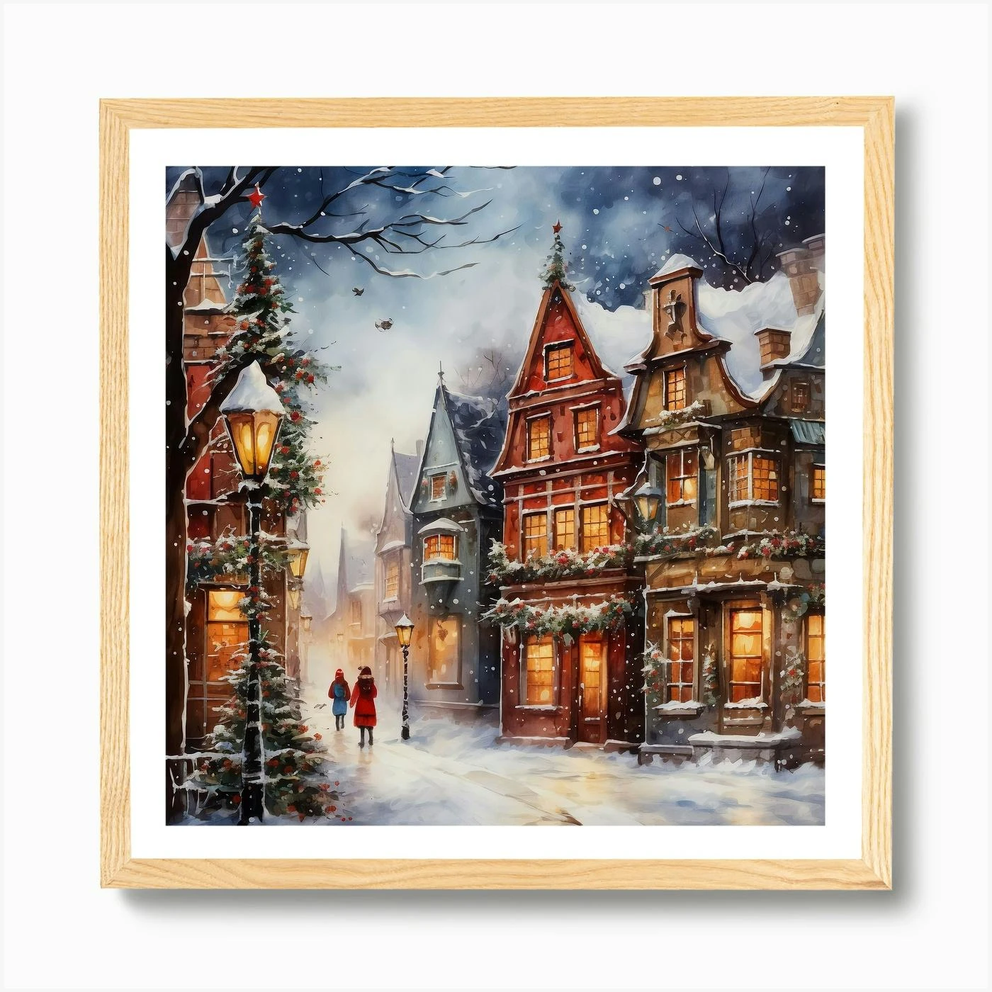 Christmas Village 1 Art Print 7 Christmas Village 1 Art Print - Image 5