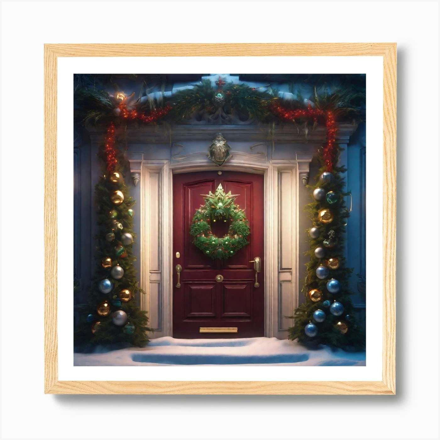 Christmas Door 99 Art Print 7 Christmas Door 99 Art Print - Image 5