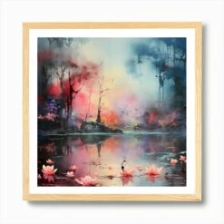 Christmas Carols, Monet-Style Art Print -Xmas Gifts Hub m2Fgen2Fart print square framed oak2F84f35df8 4232 499d 95c8 b9e0f2dbc138