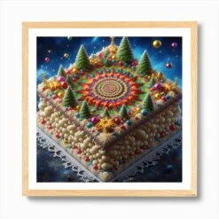Christmas Cake Art Print 12 Christmas Cake Art Print -Xmas Gifts Hub m2Fgen2Fart print square framed oak2F8818fbe8 a92e 415f a595 48d0604524c8
