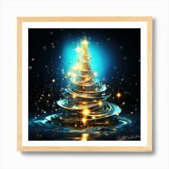 Christmas Tree Viral - Christmas Tree Liquidity Art Print -Xmas Gifts Hub m2Fgen2Fart print square framed oak2F8b95bbc3 1c8b 4ac4 8818 f77b5249245e