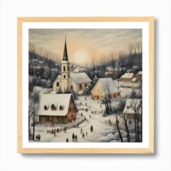 Woven Christmas Stroke Whirl Art Print -Xmas Gifts Hub m2Fgen2Fart print square framed oak2F9737afab 1d87 401c 9d7f 1bd53f11d8a4